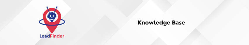 LeadFinder Knowledge Base