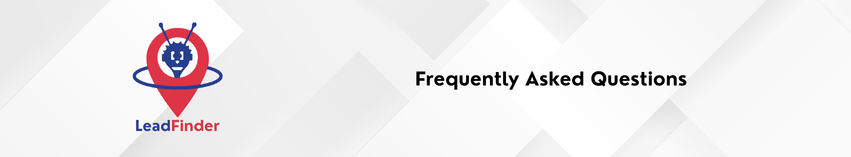 LeadFinder FAQs